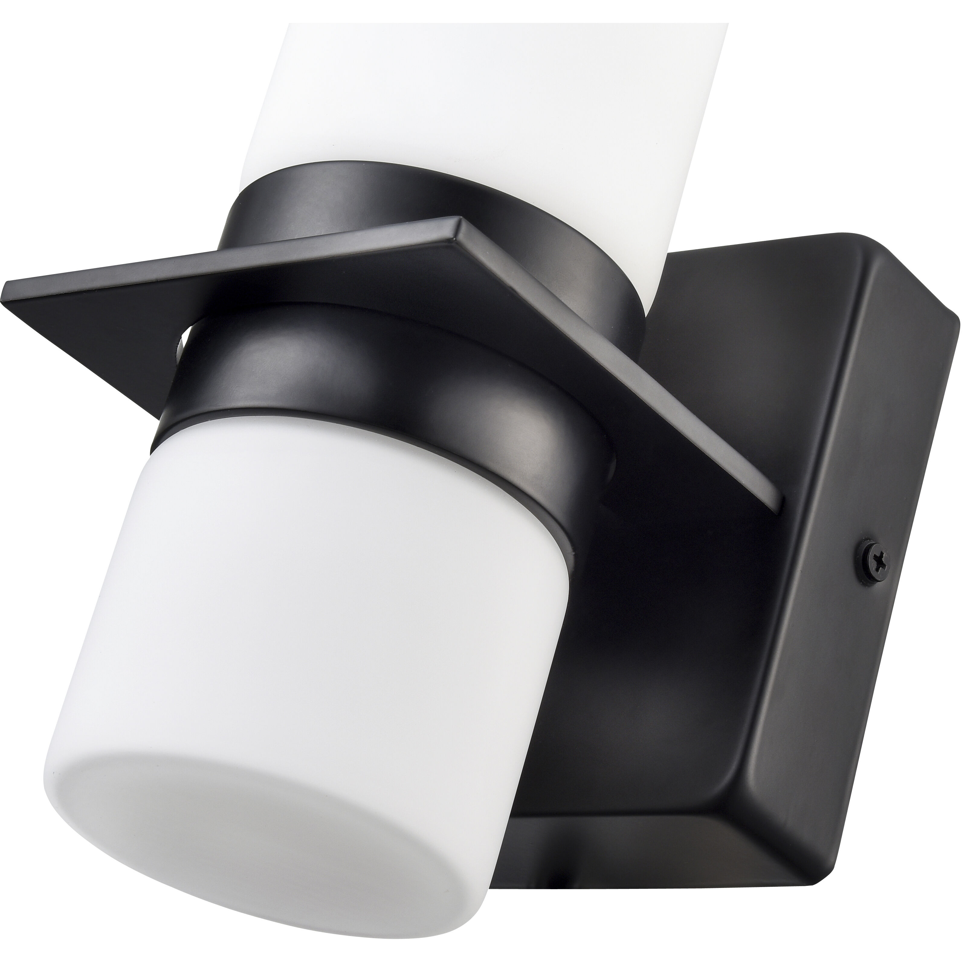 None LED 13 inch Matte Black Outdoor Wall Sconce